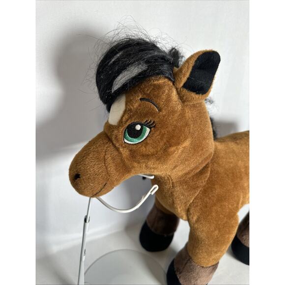 Build a Bear BAB 18" Brown Plush Stuffed Animal Horse Pony Valentine 2016 - Picture 2 of 8